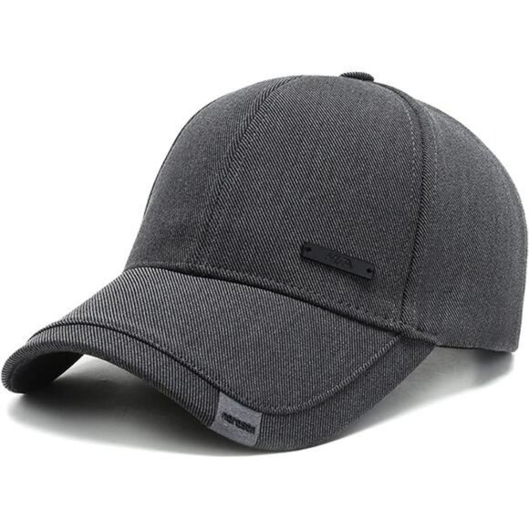 Mens Vintage Cotton Dad Hat Adjustable Baseball Cap Pre Curved Bill Trucker - Picture 1 of 8